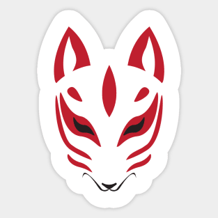 Kitsune Minimalist Sticker